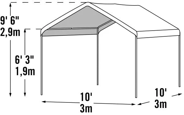 10x10 ft. Backyard Event MaxAp Compact Canopy Tent