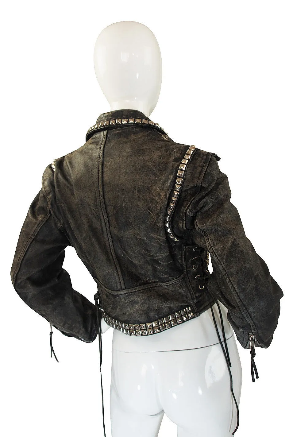 1970s Motorcross Studded Leather Jacket