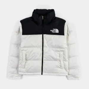 1996 Retro Nuptse Womens Jacket (White/Black)