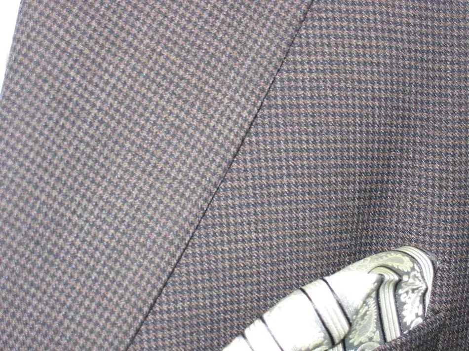 2 Button Wool and Cashmere Brown Sport Coat SJ2E-183