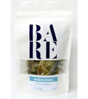 20% OFF: BARE Australian Premium Sardine Chews Dog Treats