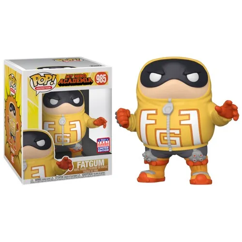 6" Anime : My Hero Academia - Fatgum #985 Pop Vinyl Figure SDCC Funkon 2021 Funko Exclusive