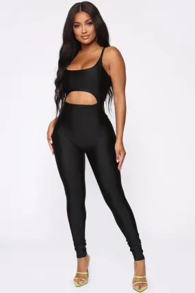 A Cut Above The Rest Jumpsuit - Black