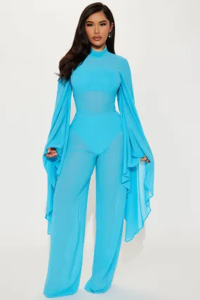 About Mines Jumpsuit - Turquoise