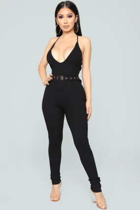 Act Up Jumpsuit - Black