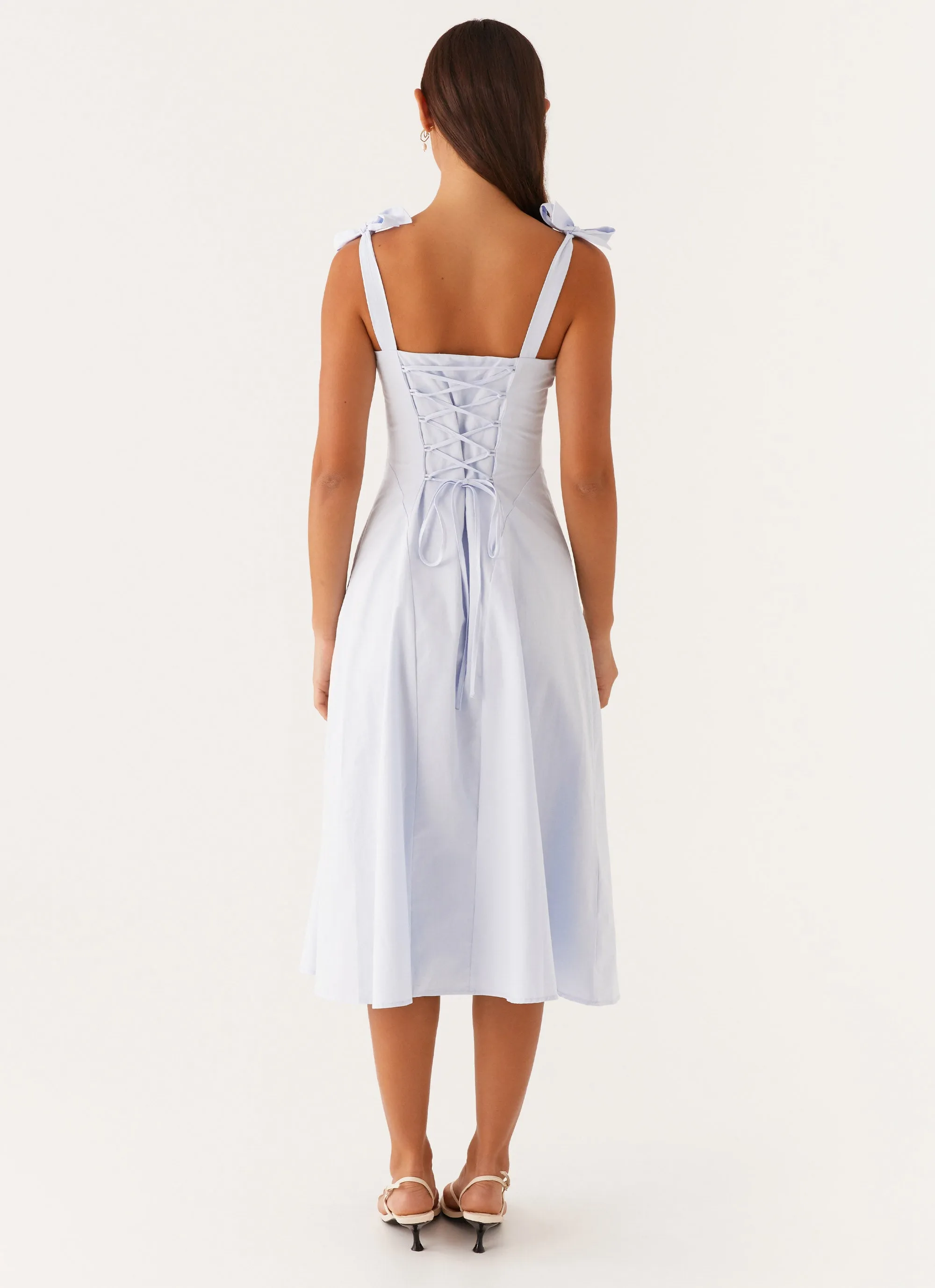 Adela Midi Dress - Blue