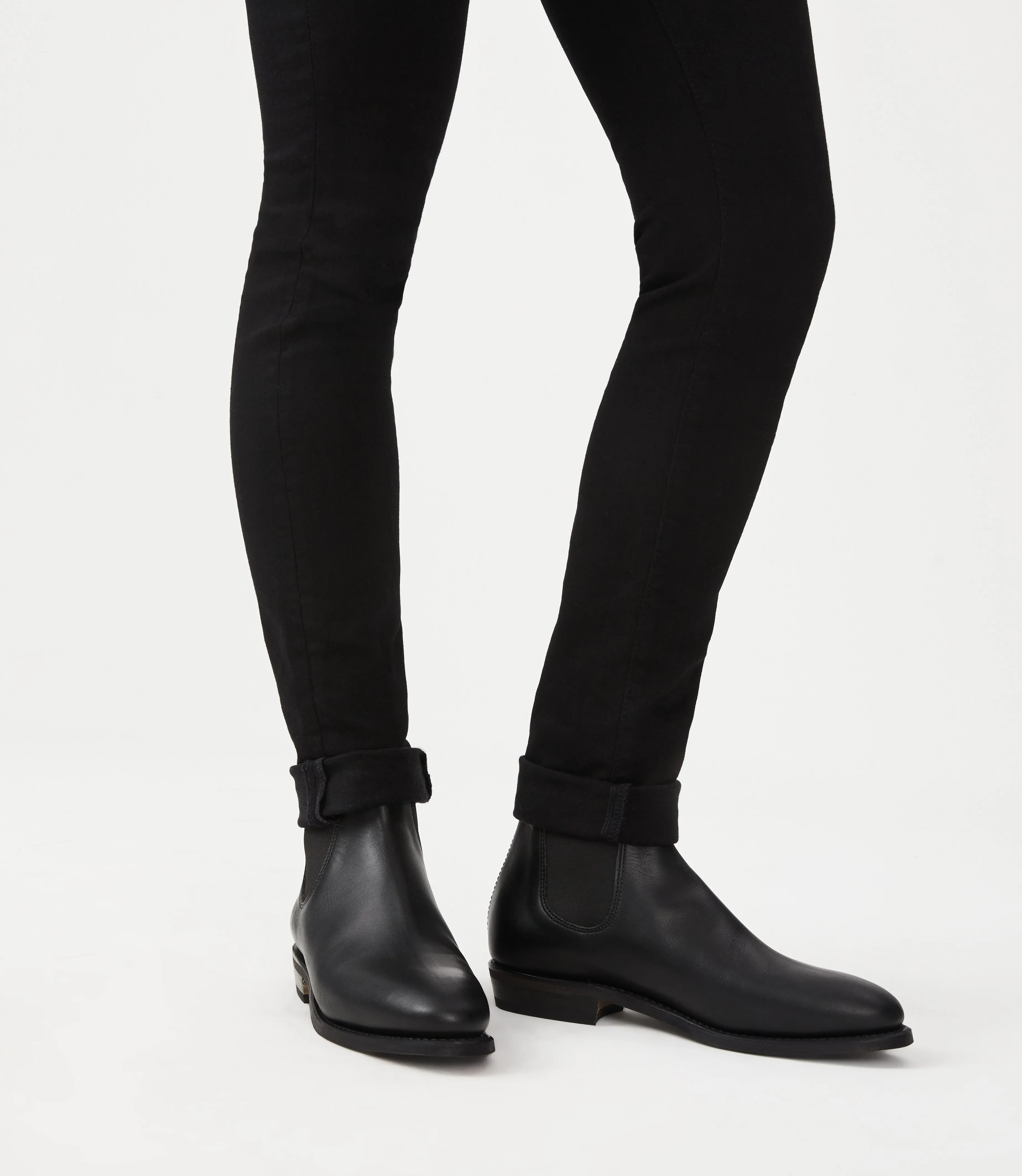 Adelaide Boot - Yearling Leather - Black