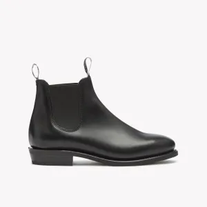 Adelaide Boot - Yearling Leather - Black