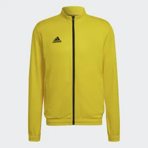 ADIDAS ENTRADA 22 TRACK JACKET TEAM YELLOW BLACK