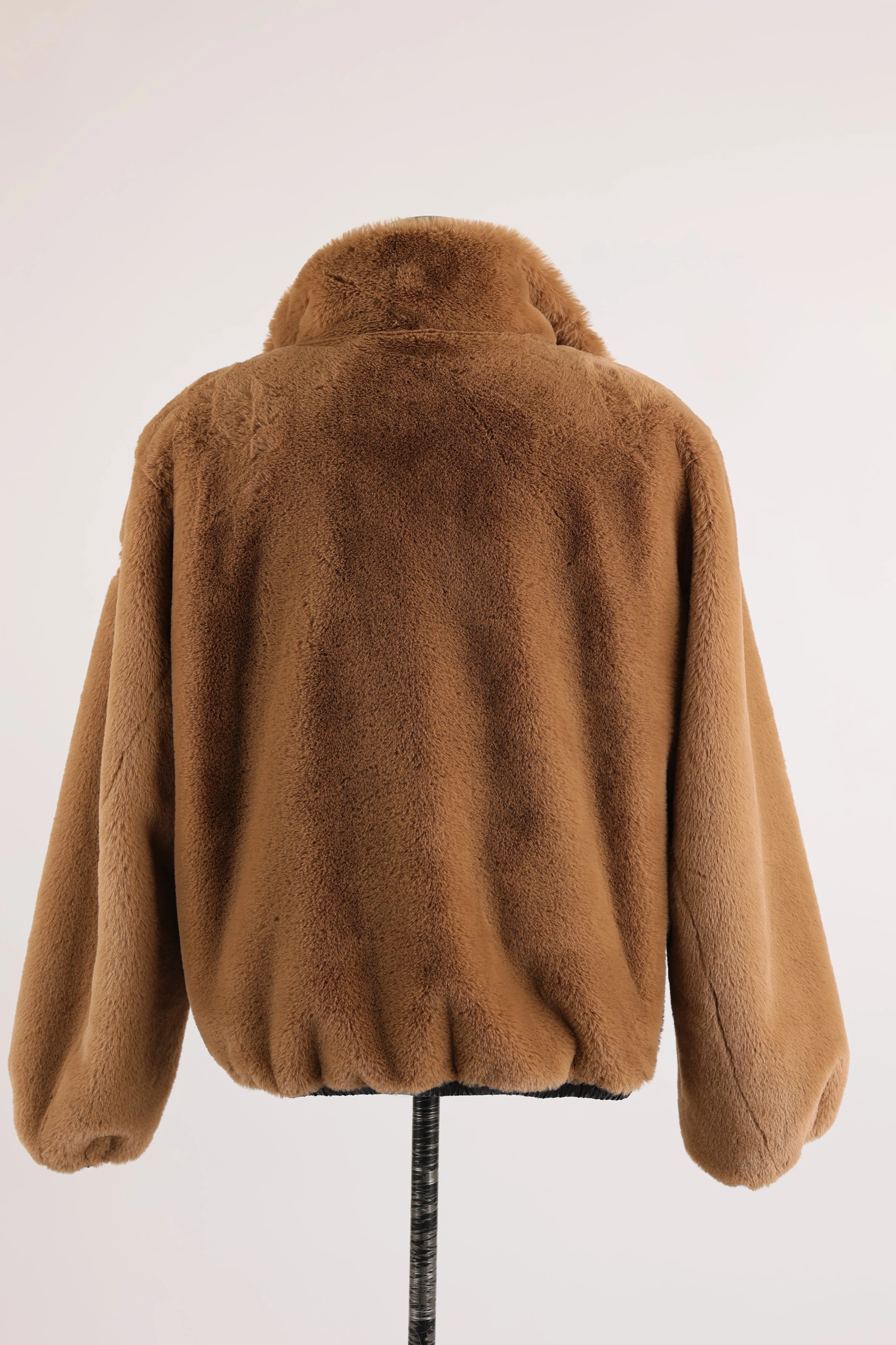 Adoxe Reversible Faux Fur Jacket