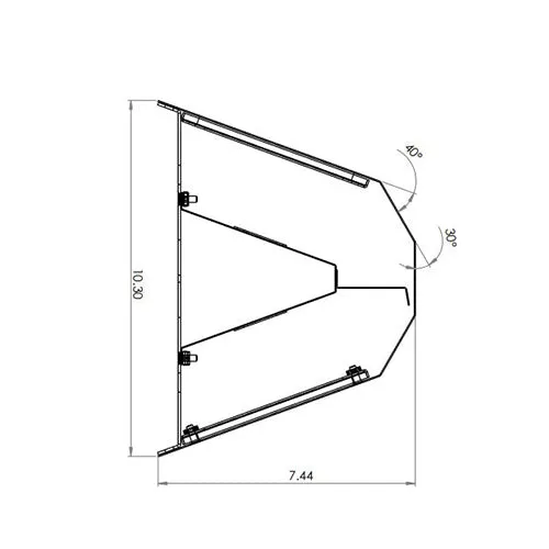 Advantage Environmental Lighting MEL LED Wall Mount Medical Grade Fixture