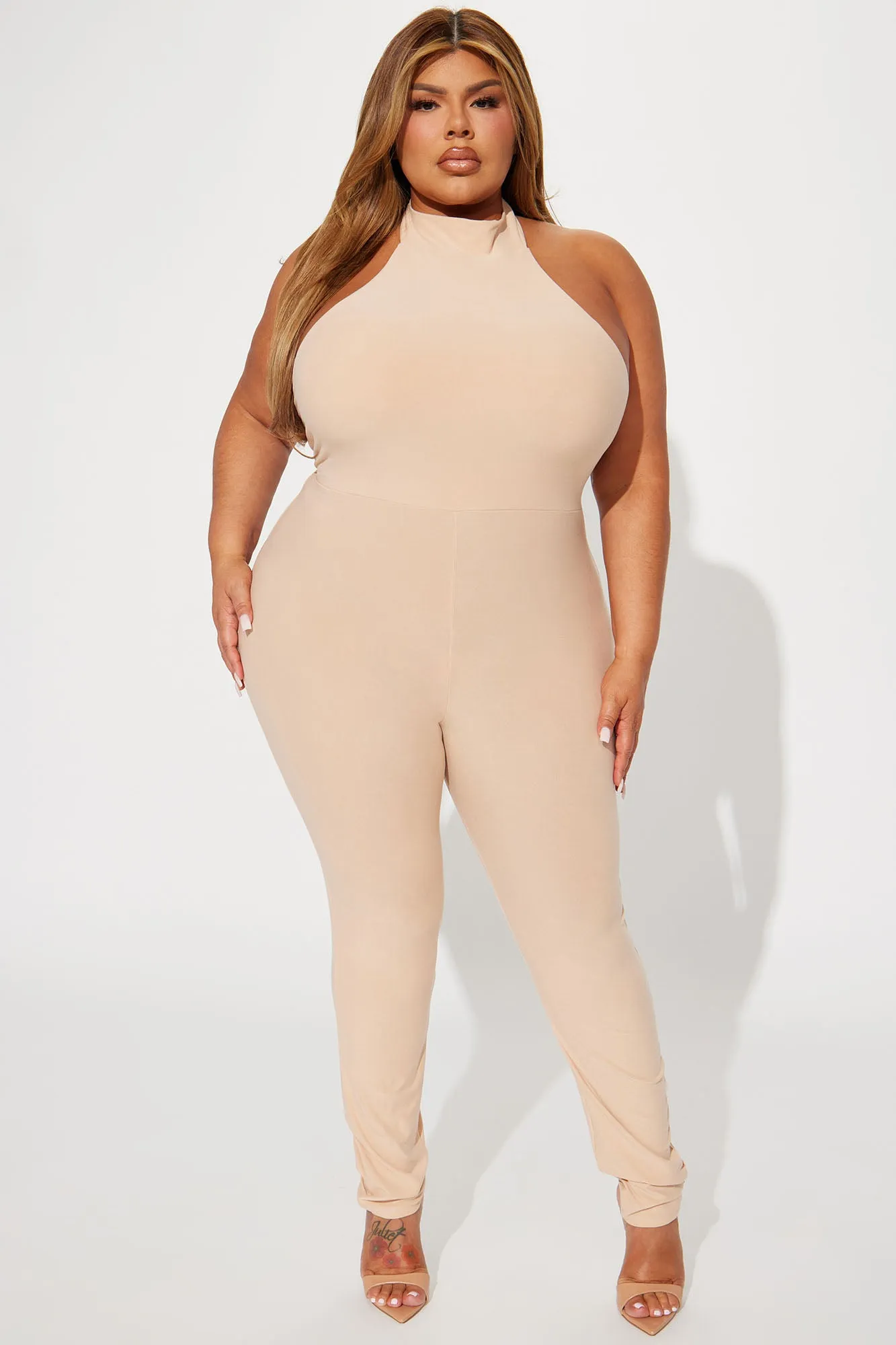 Alazne Jumpsuit - Nude