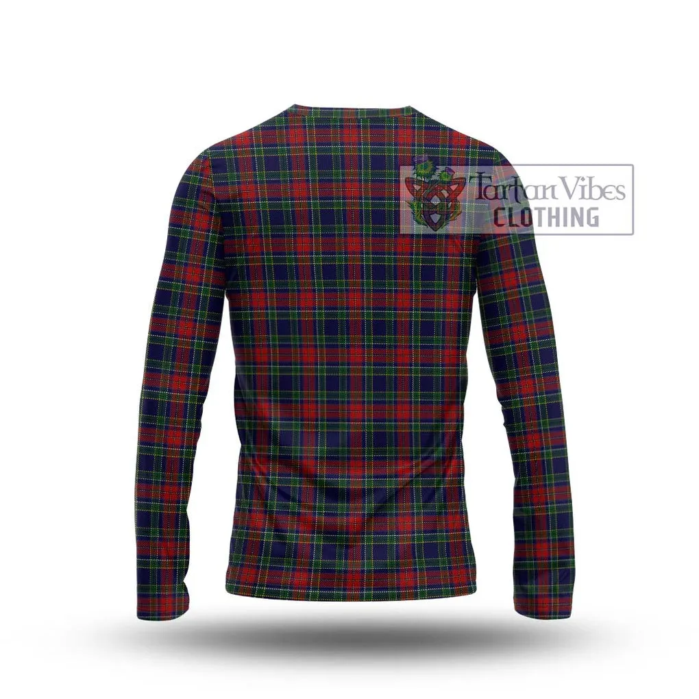 Allison Red Tartan Long Sleeve T-Shirt with Family Crest DNA In Me Style