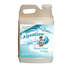 AlpenGlow Waterbased Urethane Finish Sealer, Safe for Wood Floors, 2.5 Gallon (Each)