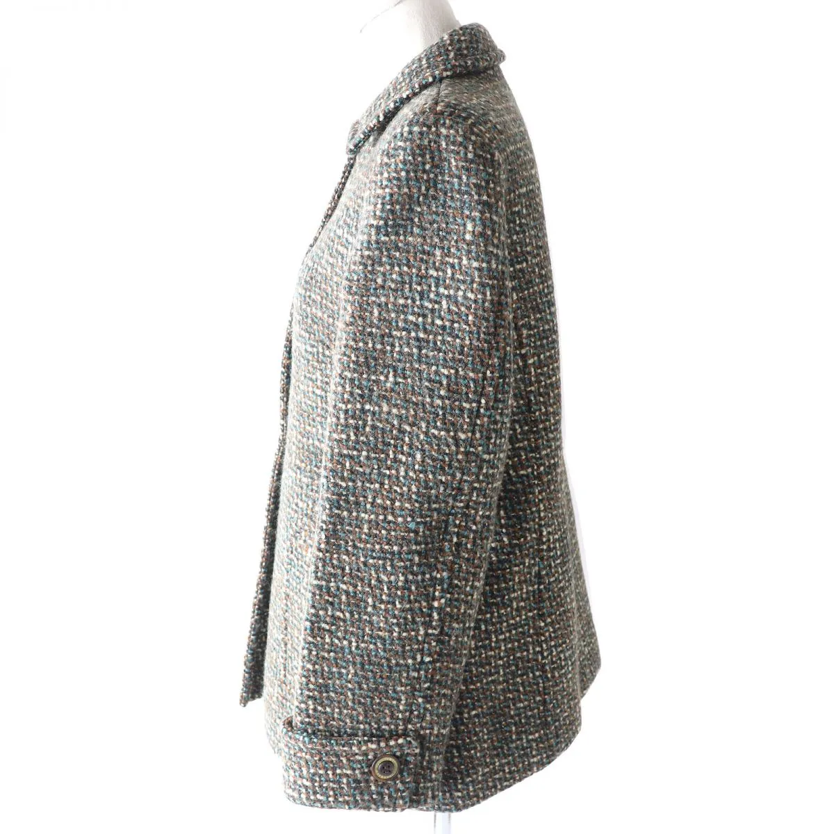 Aquascutum Women's Wool Tweed Coat Jacket