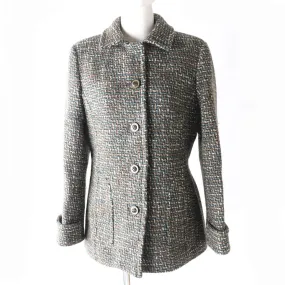 Aquascutum Women's Wool Tweed Coat Jacket