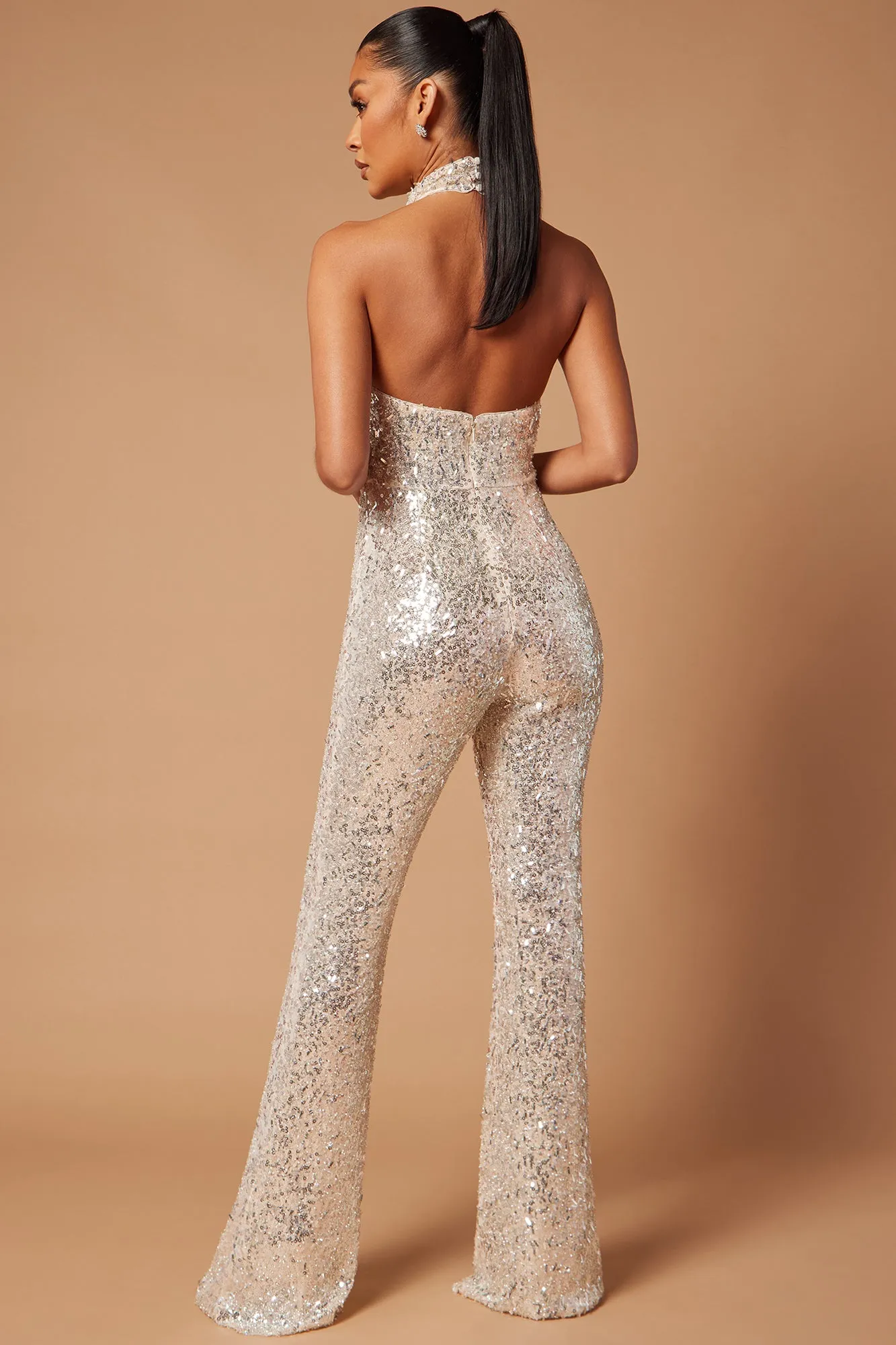 Avianna Embellished Jumpsuit - Ivory