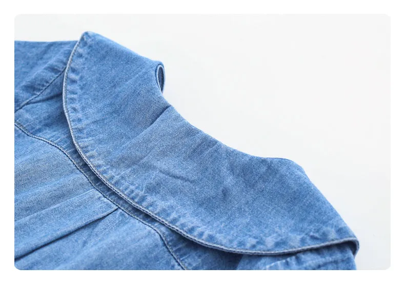 Baby girl denim jumpsuit