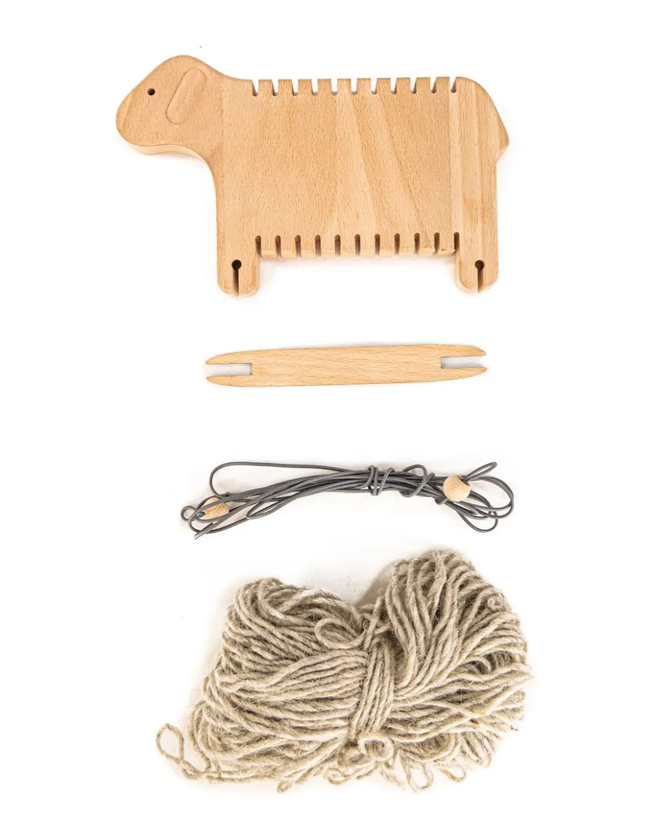 Bajo Weaving Sheep Loom - Natural