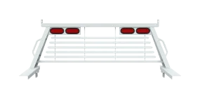 B&W Trailer Hitches PUCP7542WA B&W Custom Headache Rack w/ LED Brake, Turn, Tail Lights for Chevy Trucks