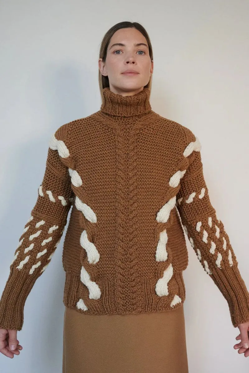 BARBORA TURTLENECK IN ACORN