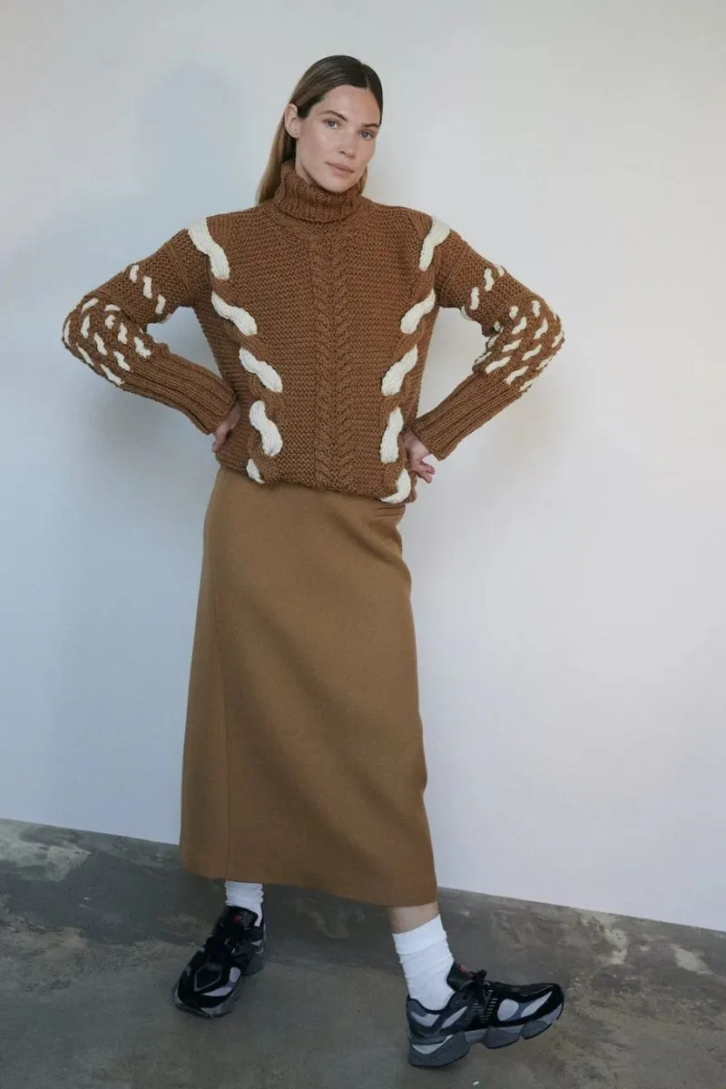 BARBORA TURTLENECK IN ACORN