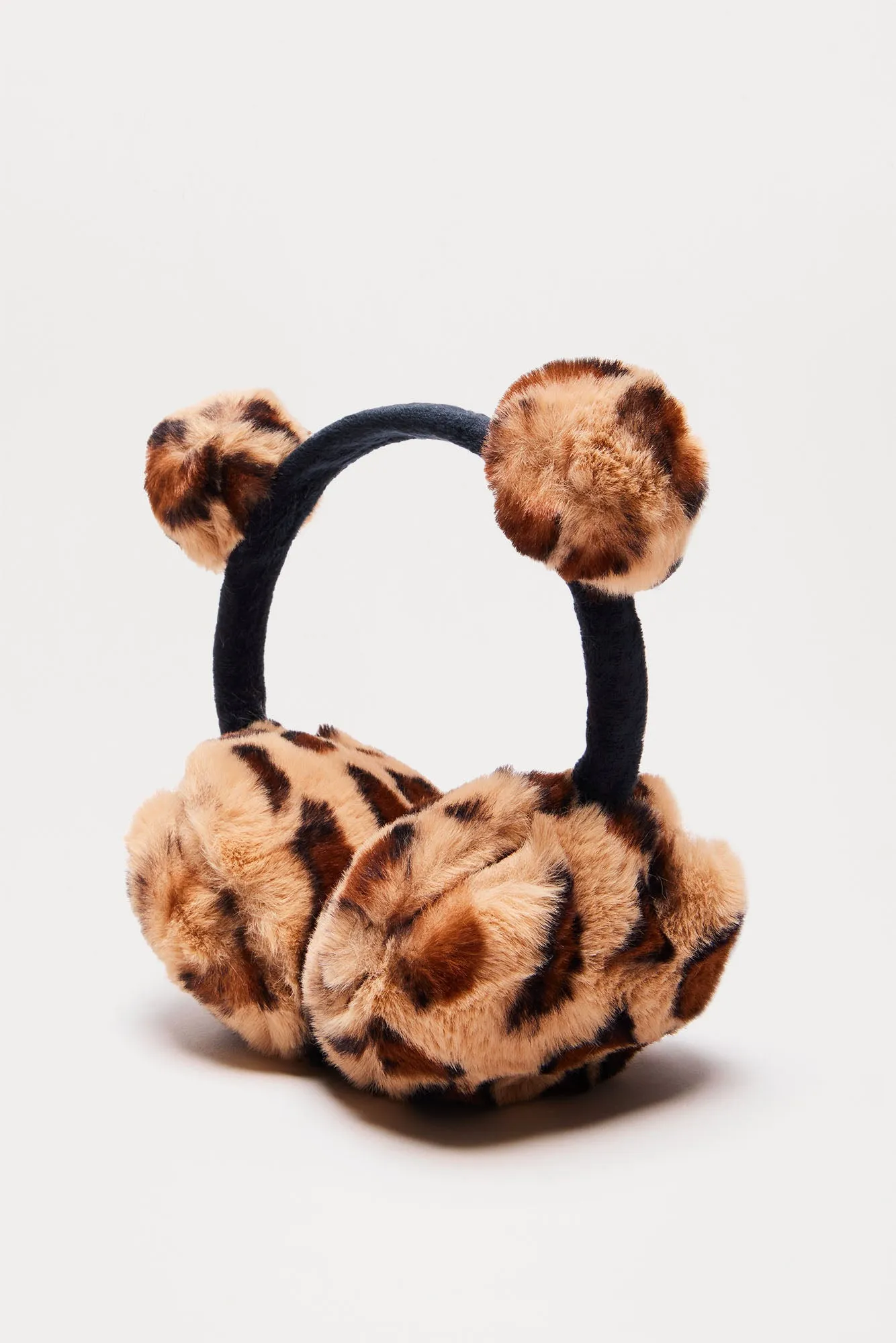 Beary Cold Winter Ear Muffs - Leopard