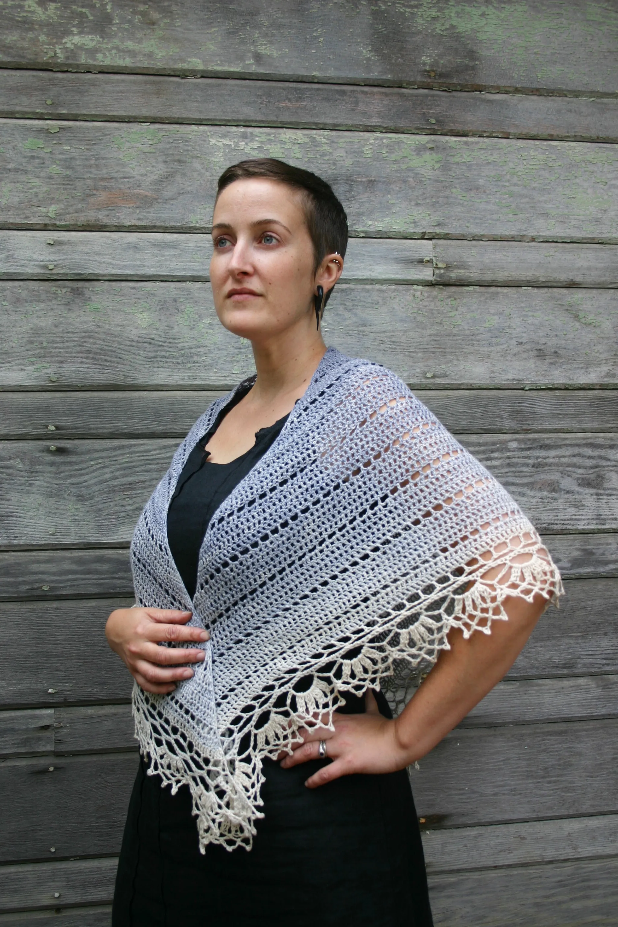 Belle Époque Shawl pattern PDF