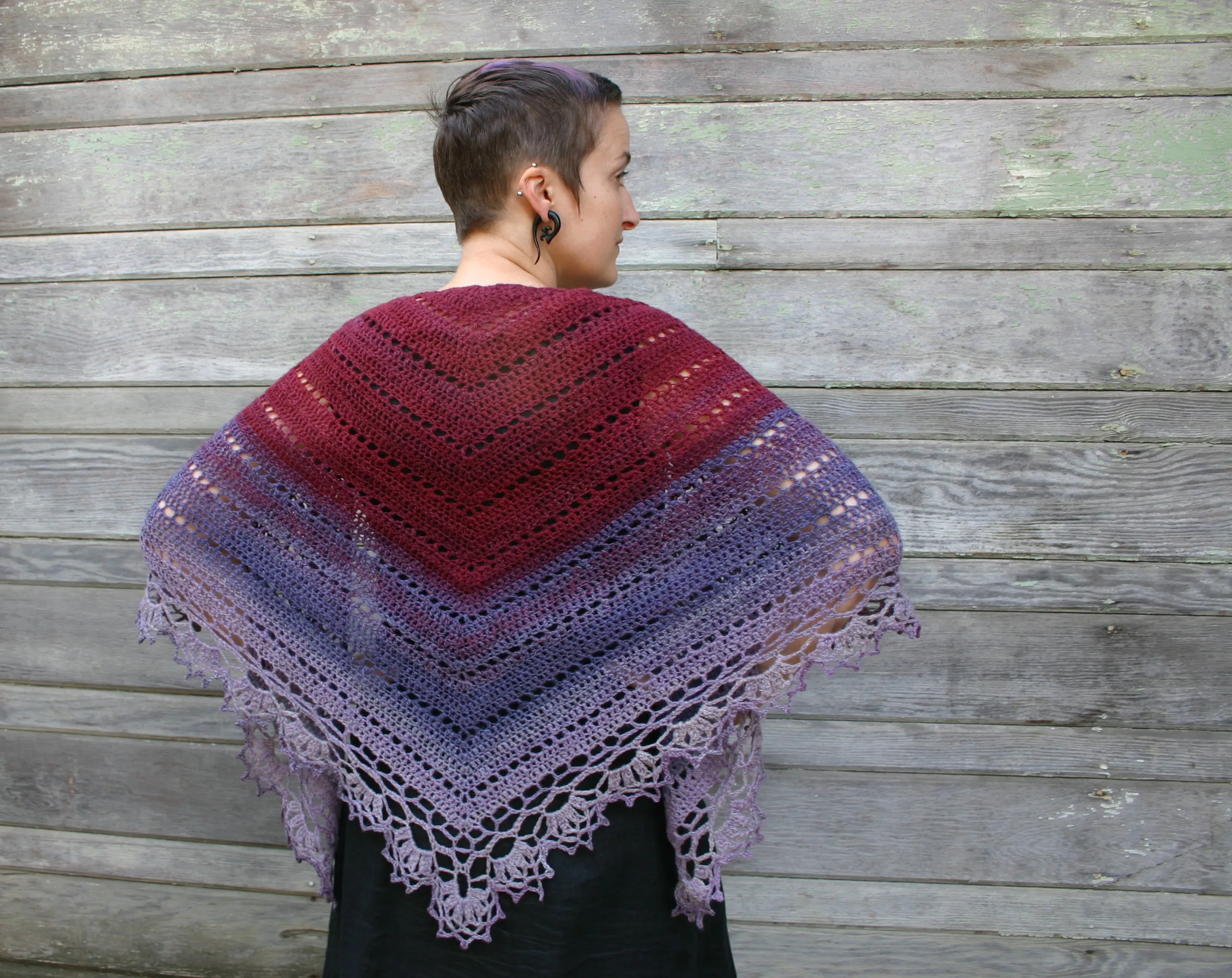 Belle Époque Shawl pattern PDF