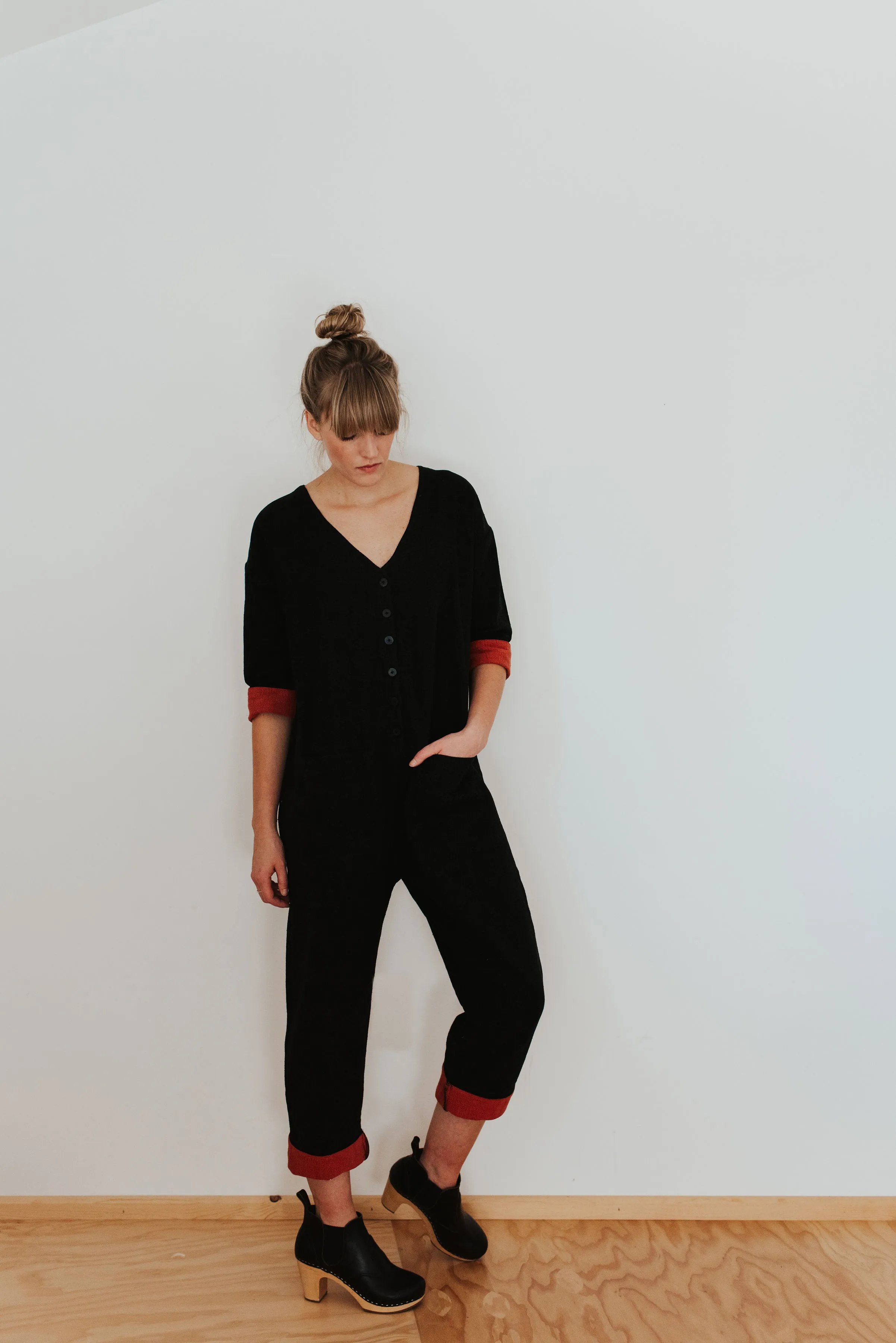 Black & Madder Jumpsuit (S-L)