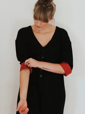 Black & Madder Jumpsuit (S-L)