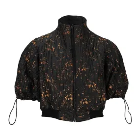 BLACK AND GOLD DAMASK JACKET