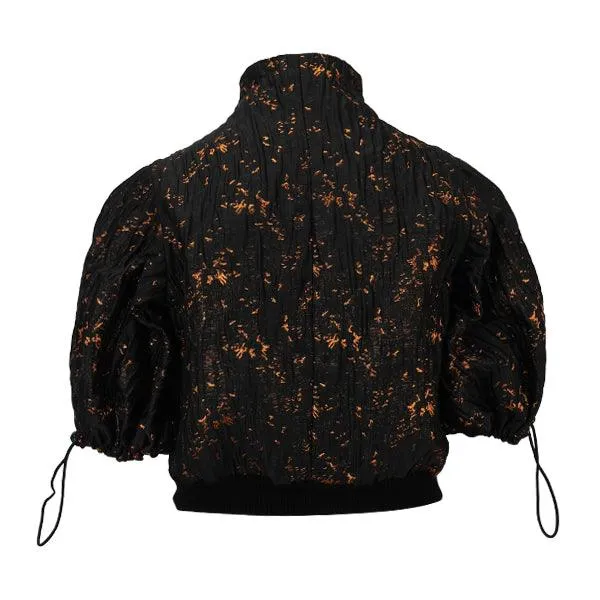 BLACK AND GOLD DAMASK JACKET