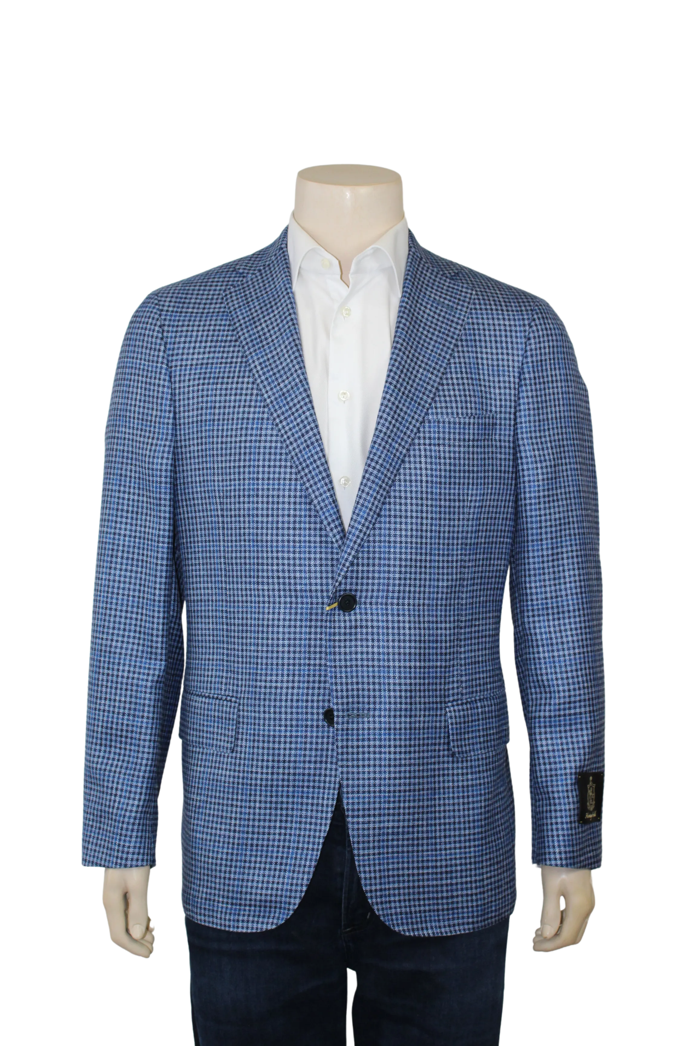 Blue & Navy Check Sport Coat