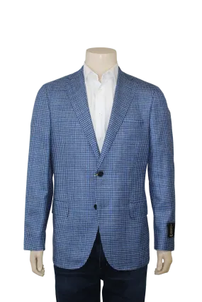 Blue & Navy Check Sport Coat