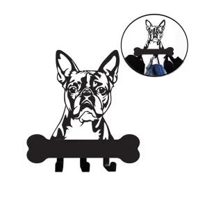 Boston Terrier Frenchton Wall Hook for Leash Keys Towel