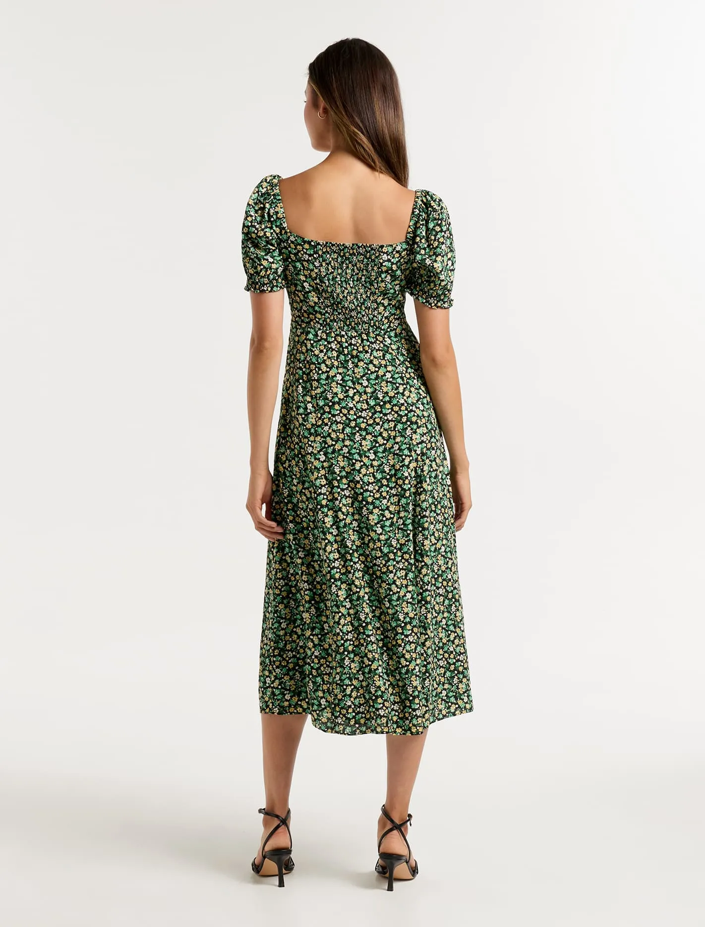 Brianna Printed Midi Dress