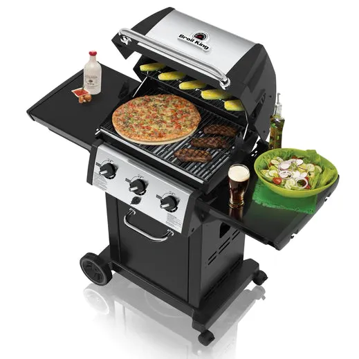 Broil King MONARCH 320 3-Burner BBQ with Heavy-Duty Cast Iron Cooking Grids