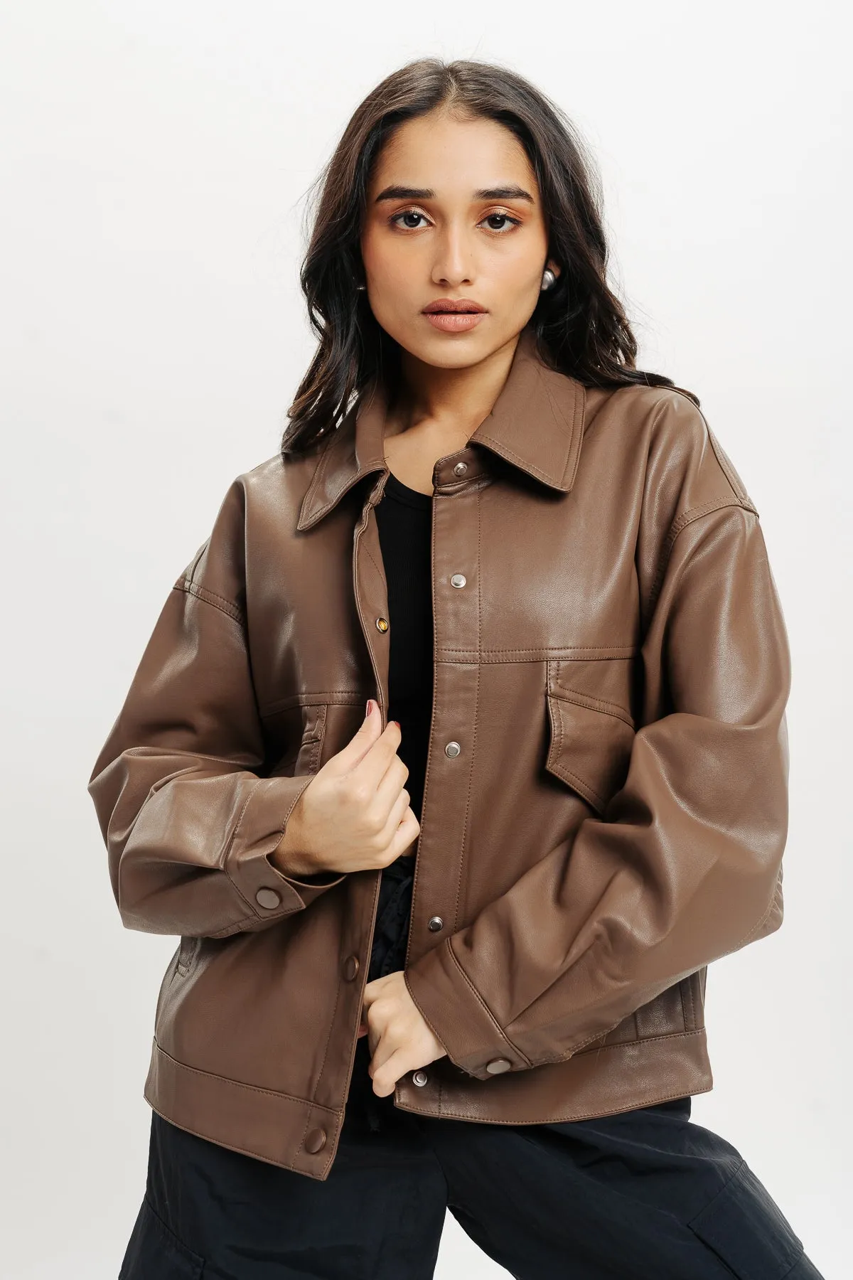 Brown Leather Jacket