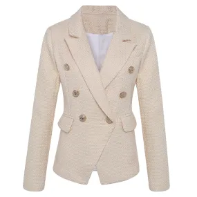 BUCKINGHAM TEXTURED BLAZER - Beige