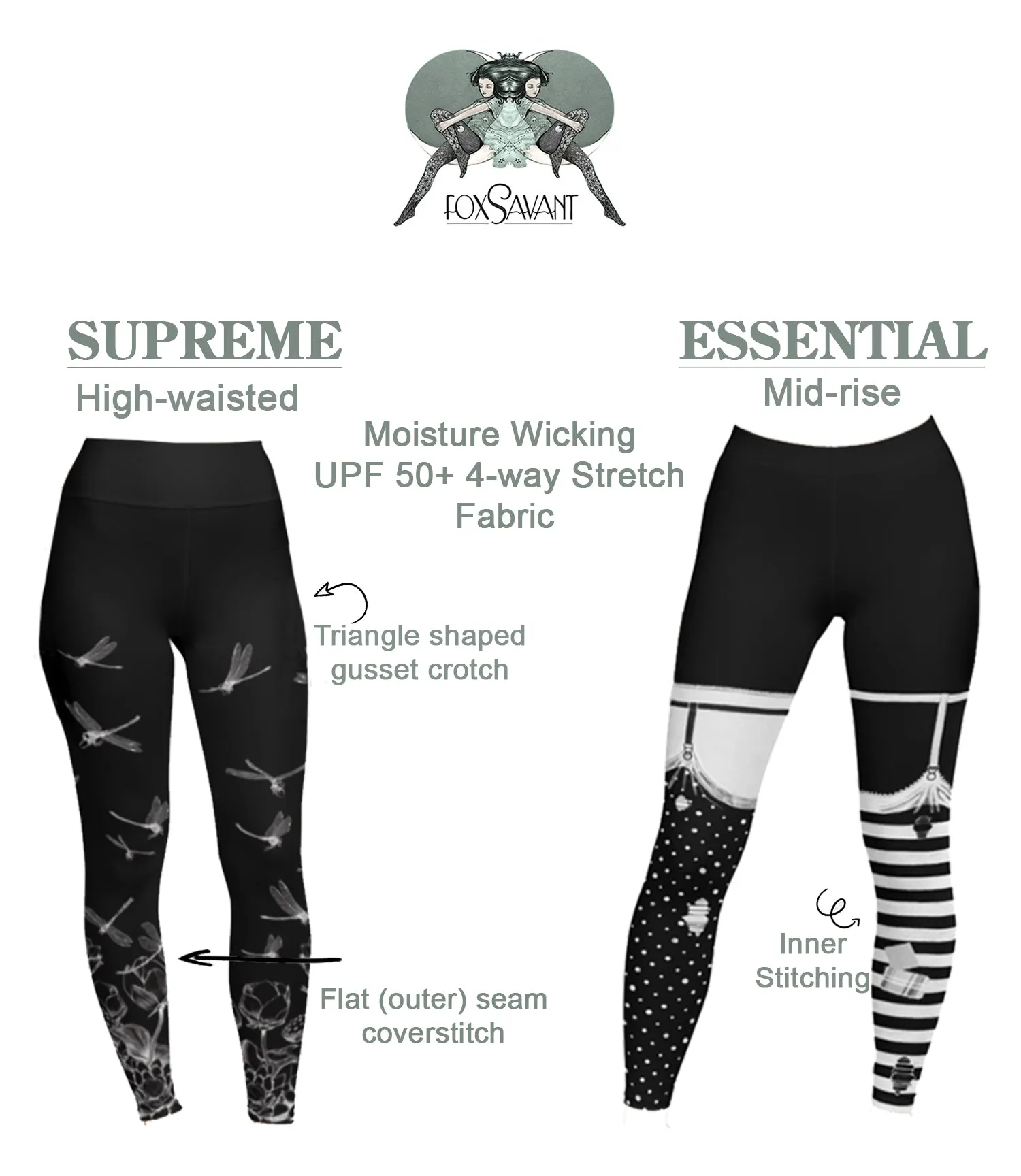 Burlesque Leggings by fox savant