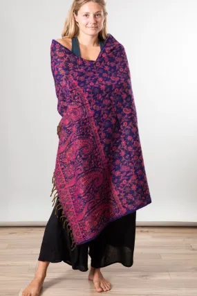 Buta Paisley Blanket Shawl