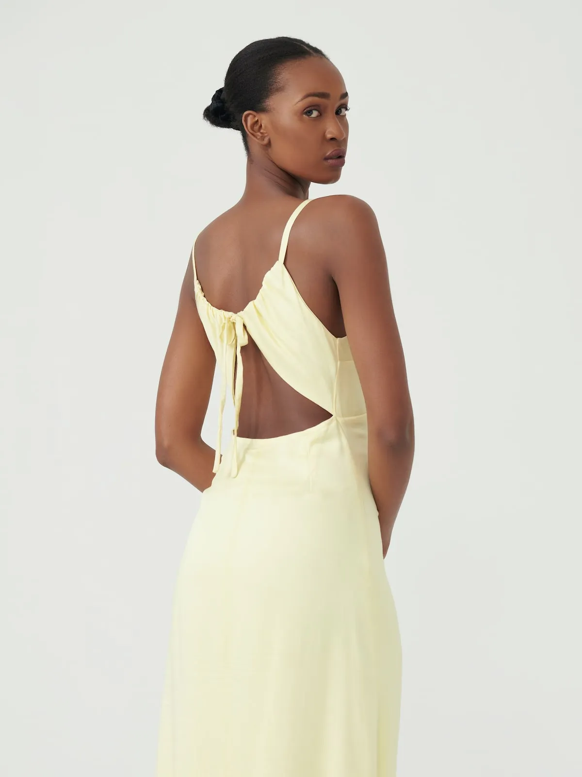 Butter Open-Back Slip Dress