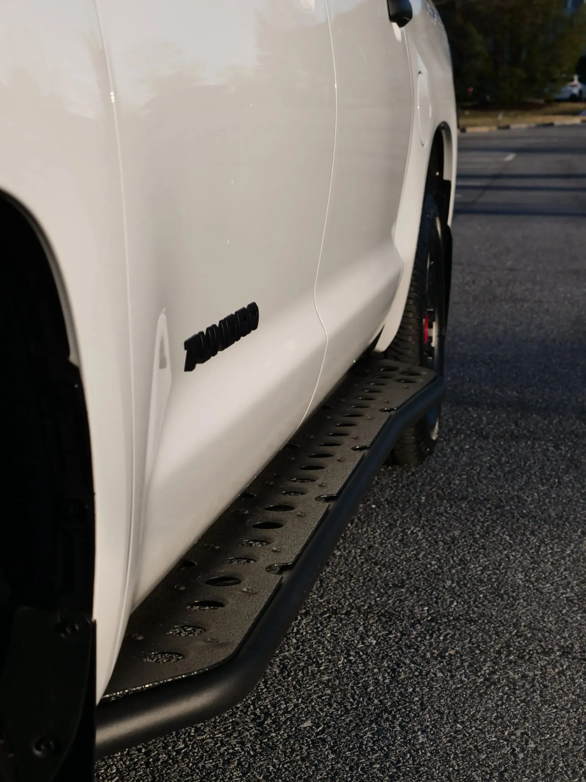 Cali Raised LED Step Edition Rock Sliders For Toyota Tundra 2014-2021