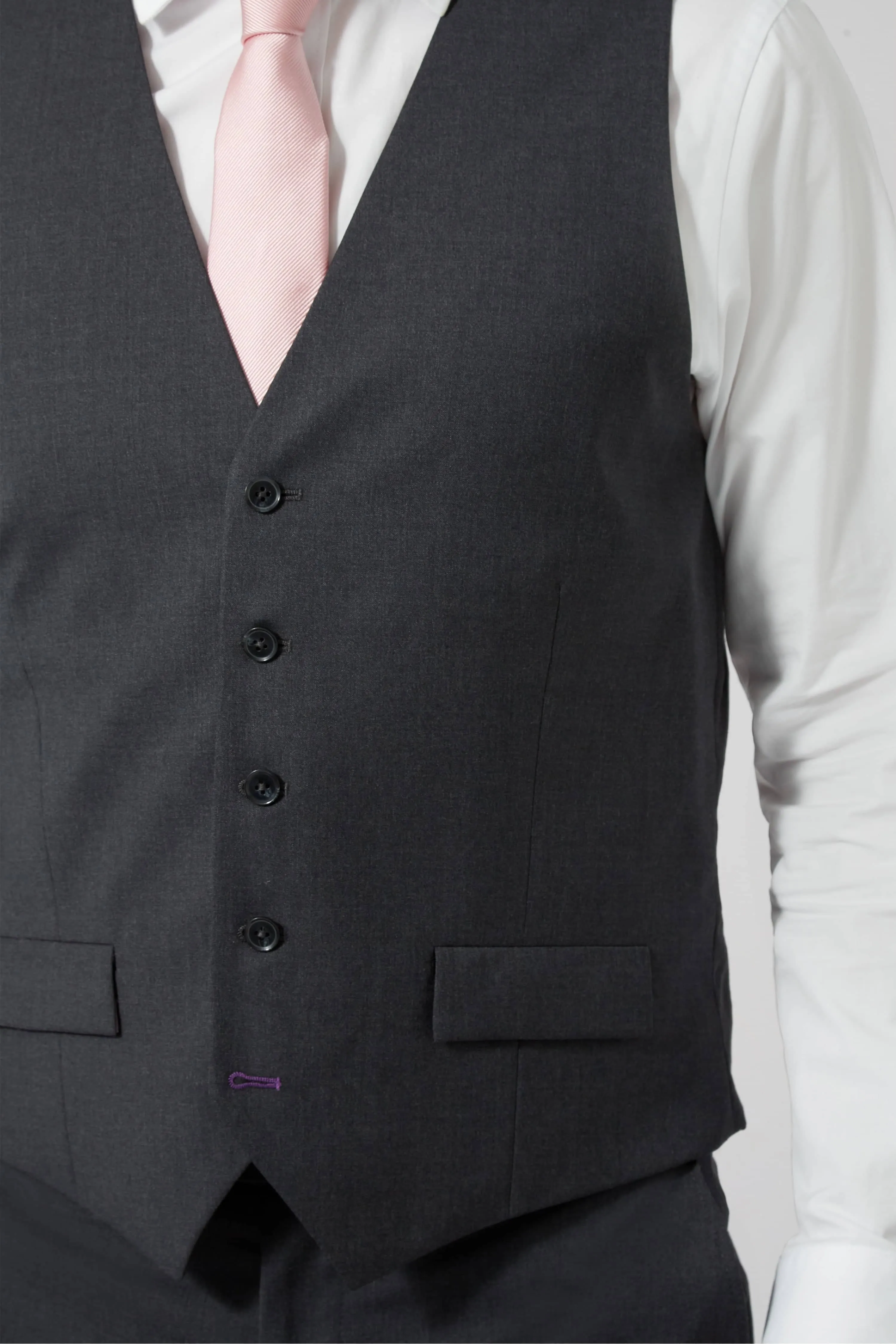 Cavendish Slim Fit Grey Waistcoat - ARCHIVE