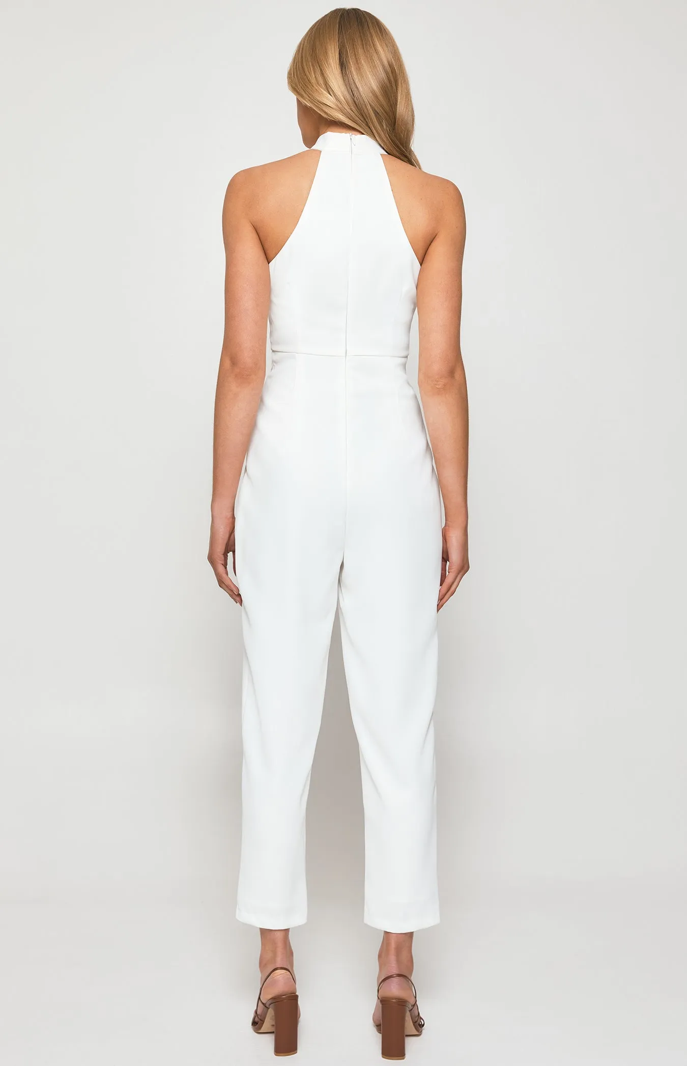 Choker Neckline Jumpsuit