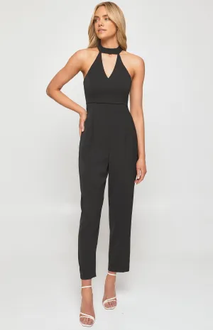 Choker Neckline Jumpsuit