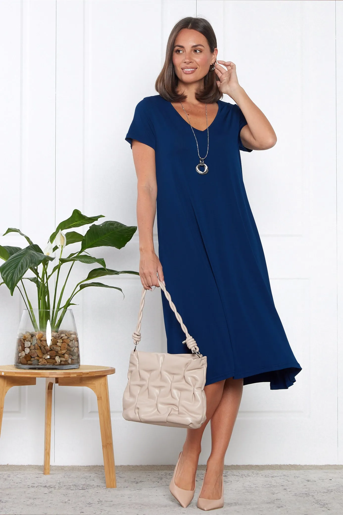 Christobel Dress - Navy