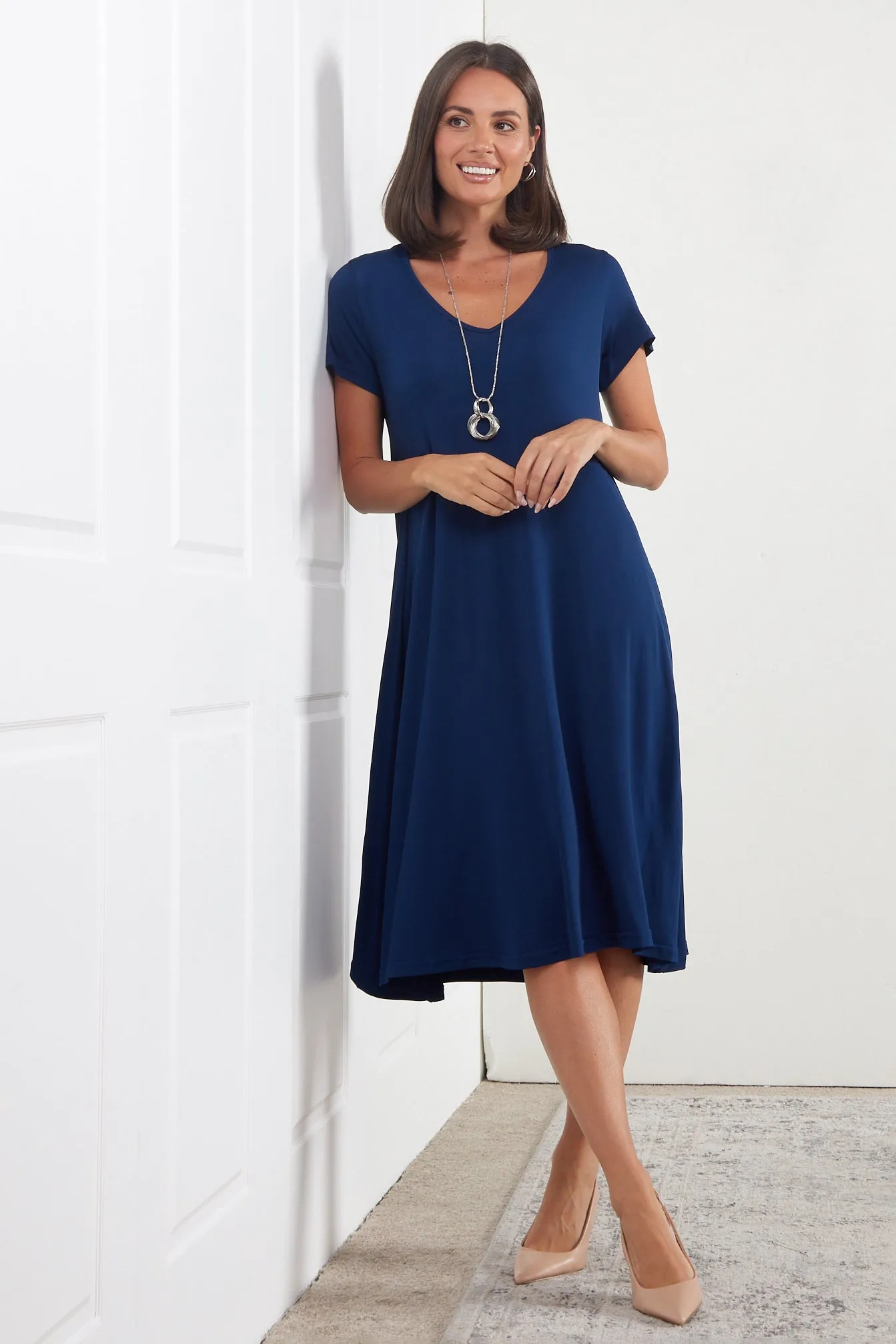 Christobel Dress - Navy