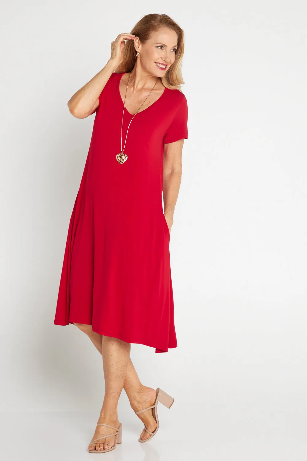 Christobel Dress - Red